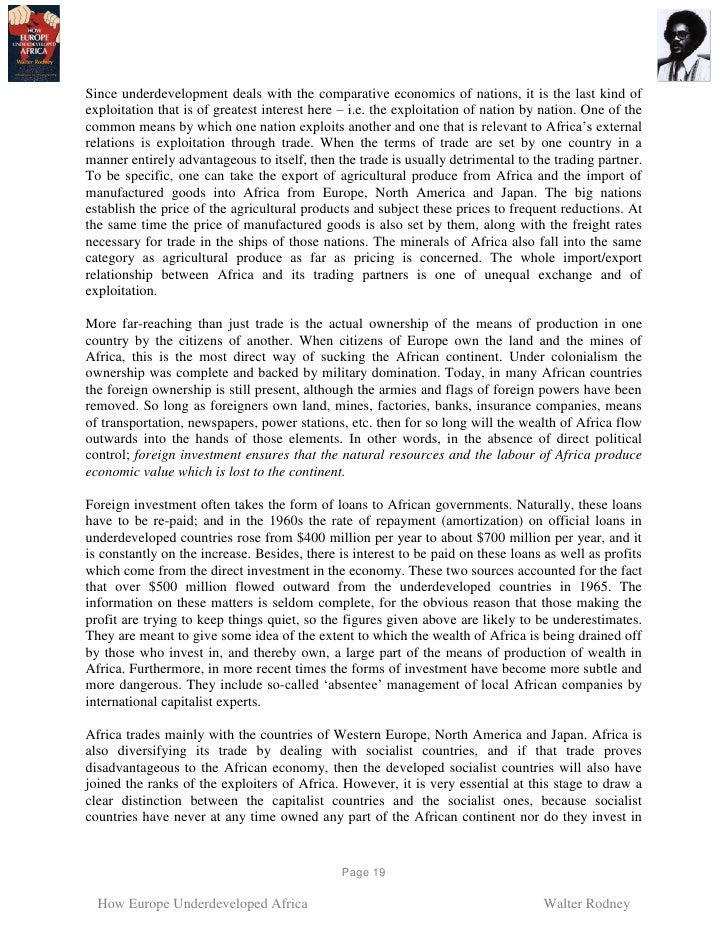 How Europe Underdeveloped Africa Ebook